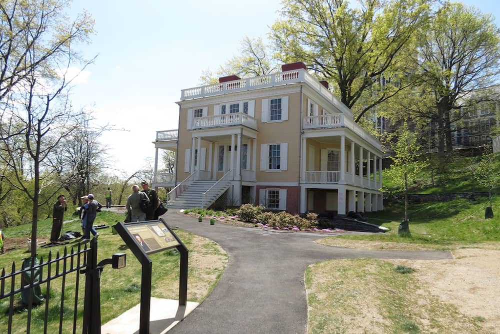 Hamilton Grange house, one of the top free attractions for kids in New York