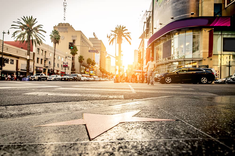 Hollywood Walk of Fame--one of the best free things to do with kids in Los Angeles.