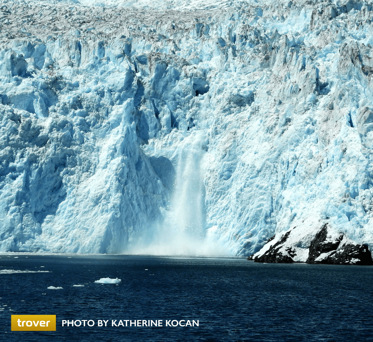 Holgate Glacier in Kenai Fjords. Photo via Trover/Katherine Kocan