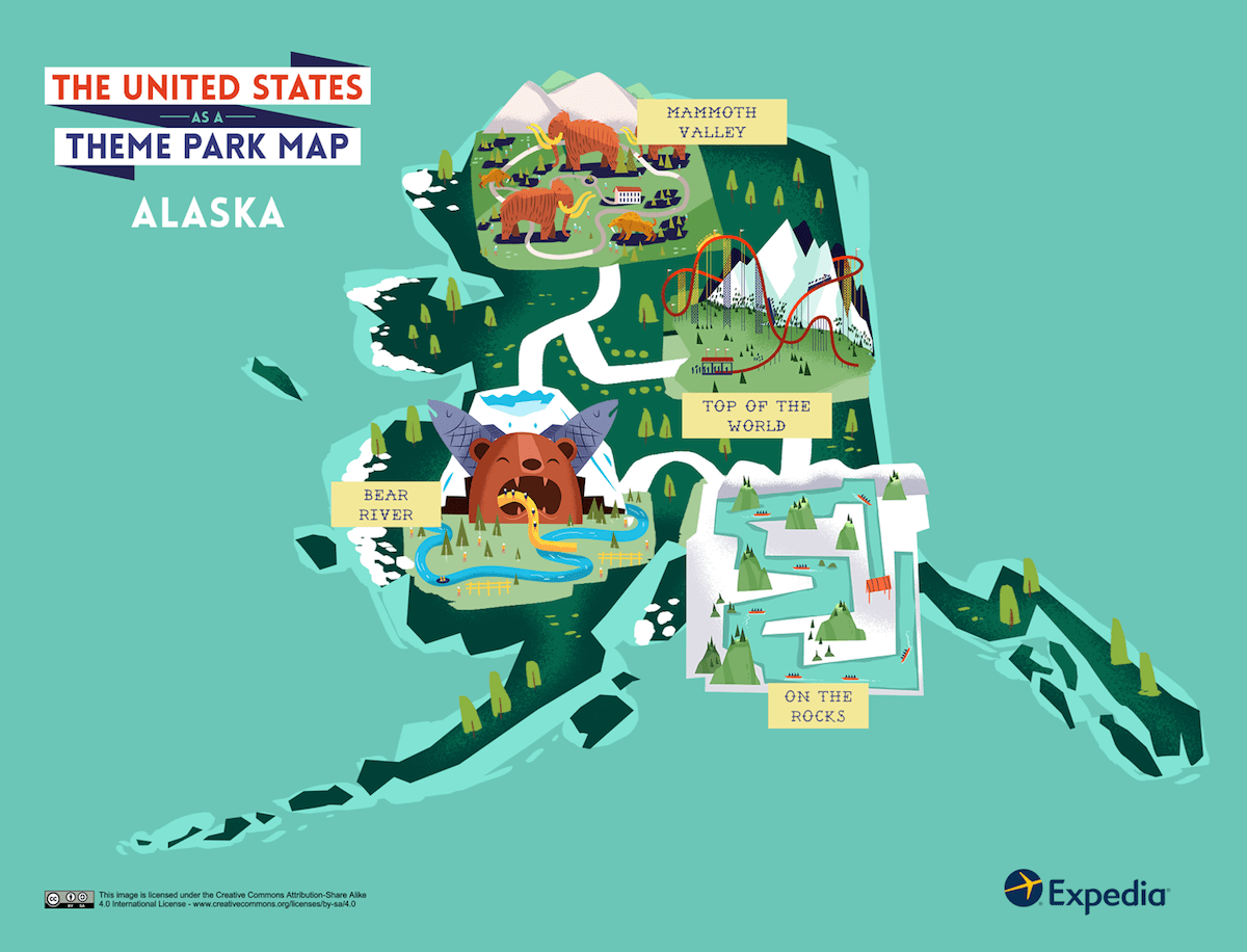 Gold Coast Theme Park Map