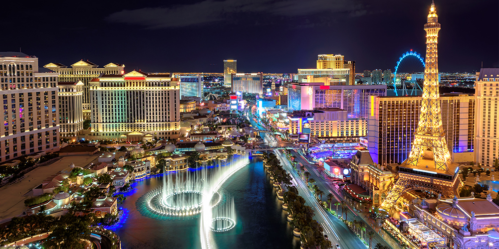 Overview of the Las Vegas skyline