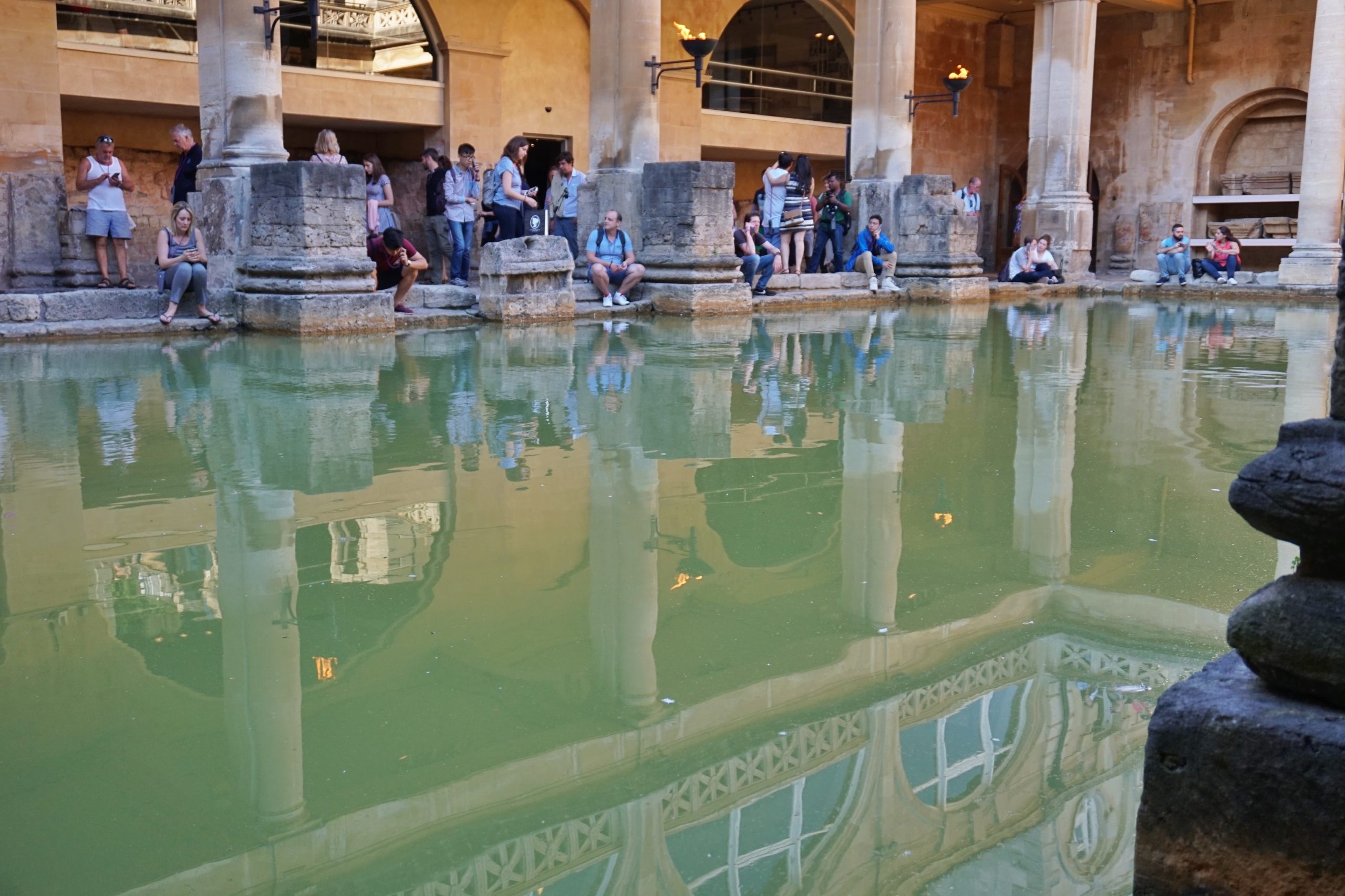 Inside the Roman Baths of Bath