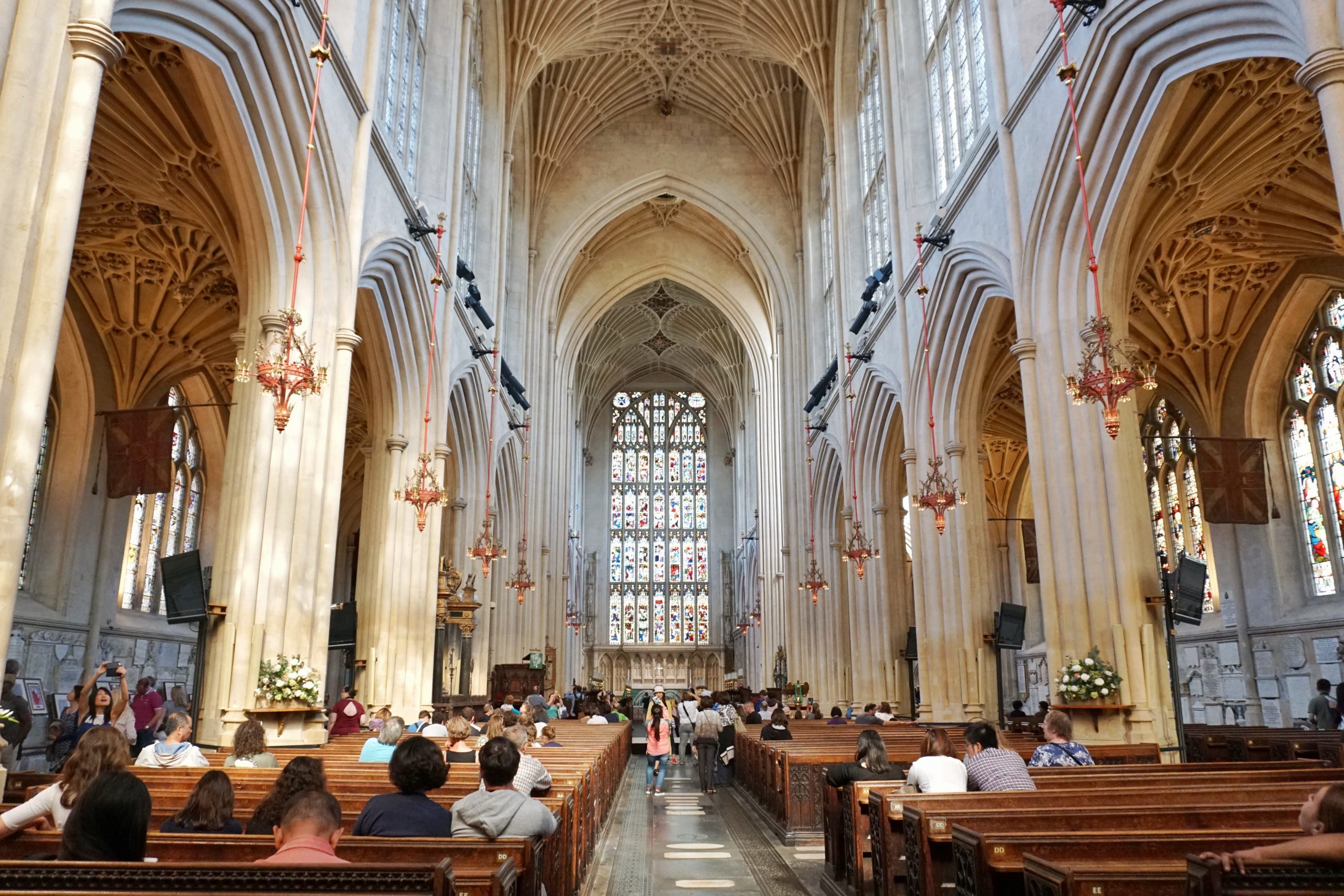 Inside the Bath Abbey