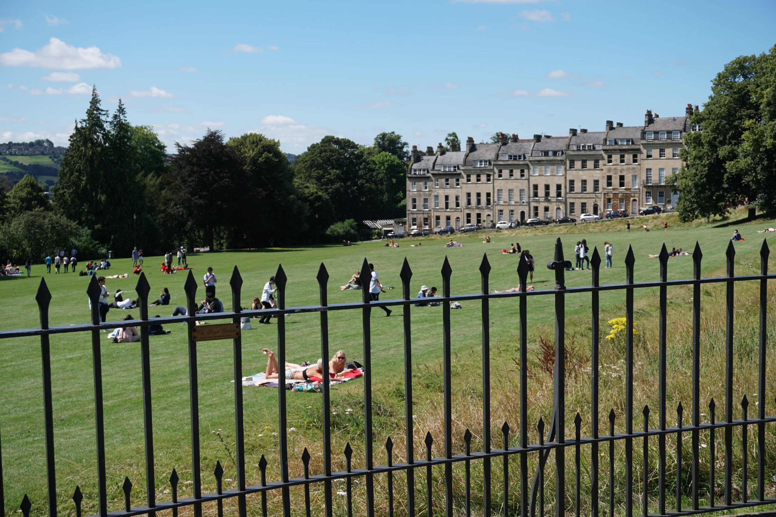 The Royal Cresecent in Bath