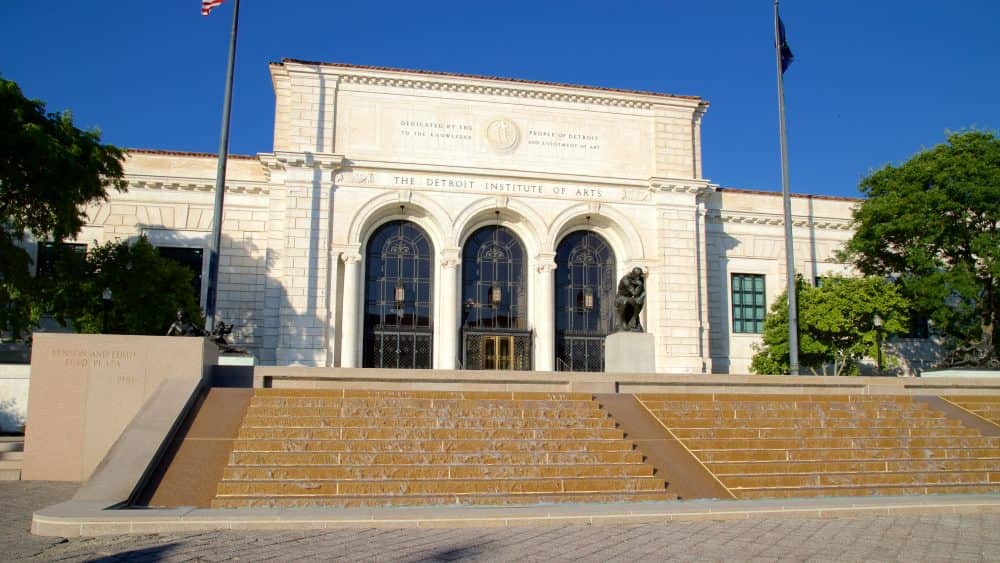 Exterior of the Detroit Institute of the Arts