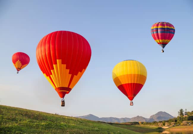 Hot air balloons in Albuquerque 