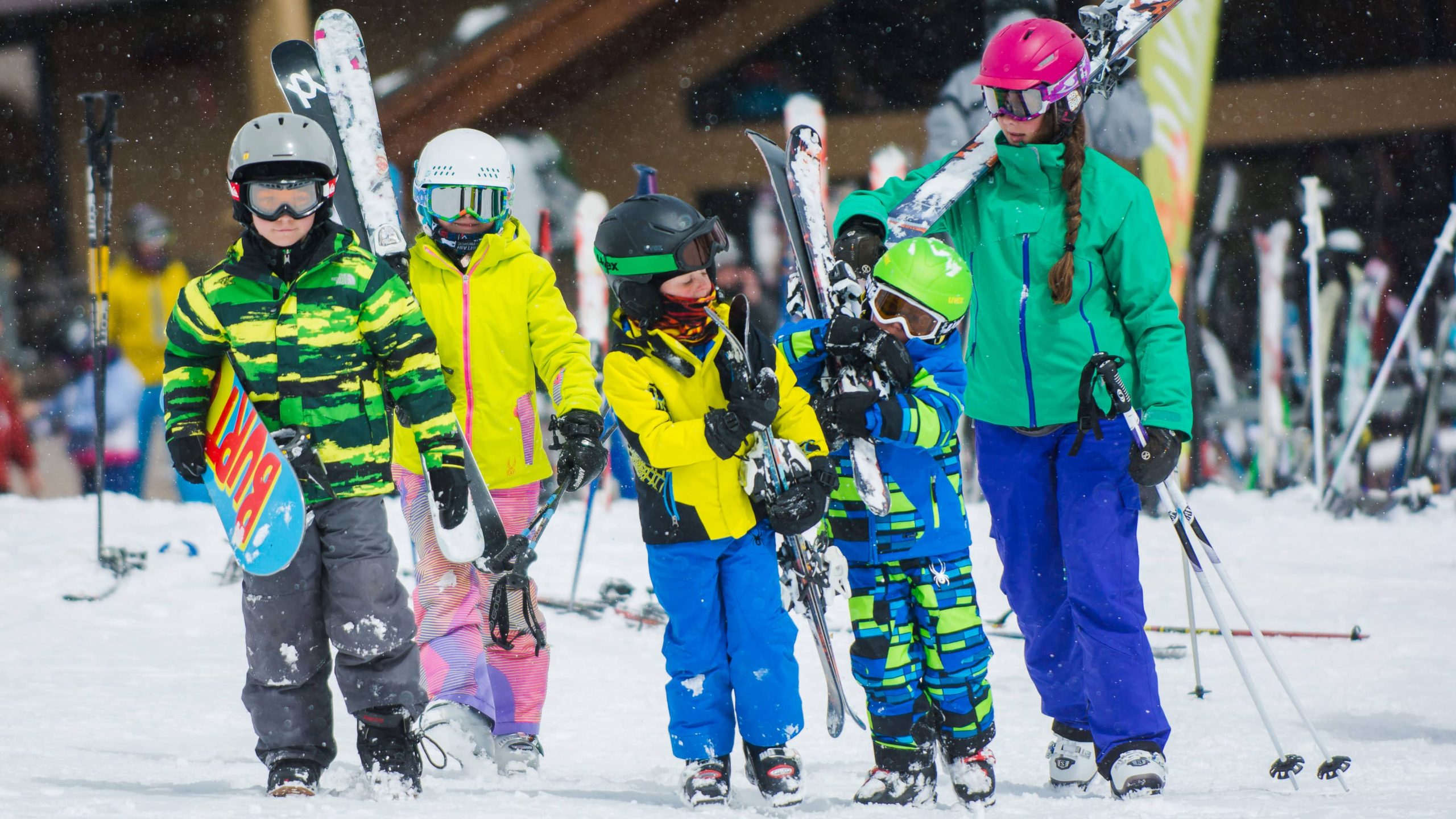 Kids at the Best Family-Friendly Ski Resort in the US