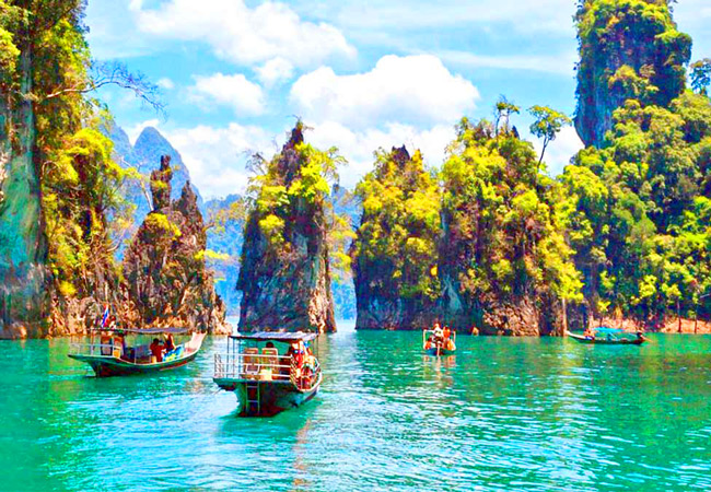 River boats in Thailand