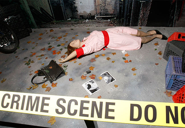 Investigate a crime scene at CSI the Experience in Las Vegas