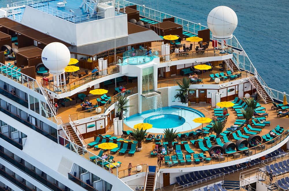 Serenity adults-only retreat at Carnival Sunshine Serenity deck is a place to relax and unwind