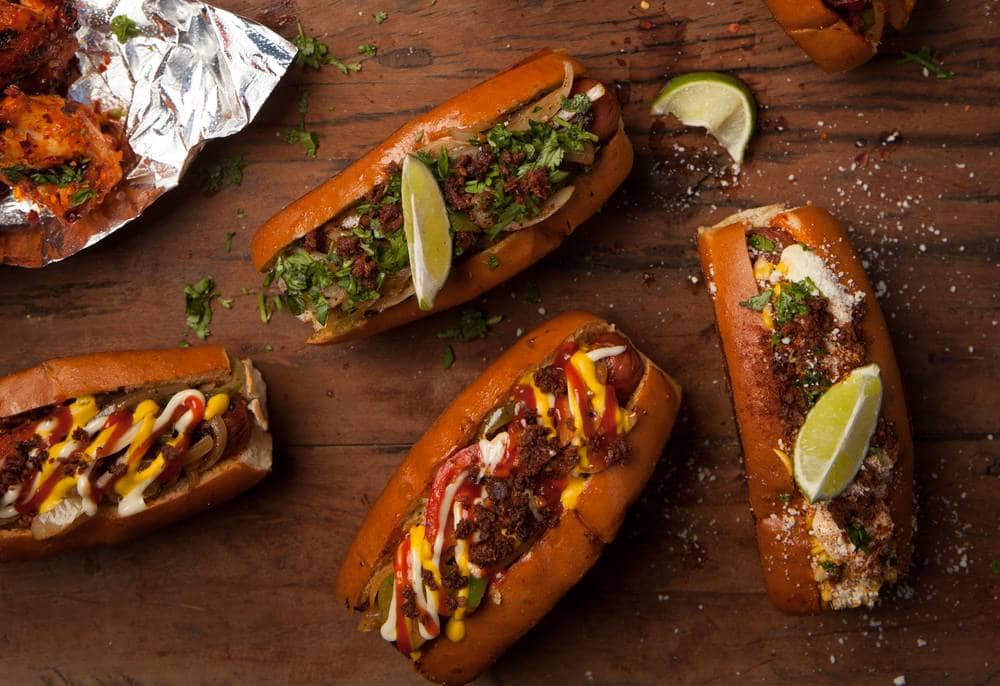 Eat everything at Dirt Dog. Customers love to eat at Dirt Dog, serving three of their best hot dogs for cheap prices at their locations in Las Vegas.