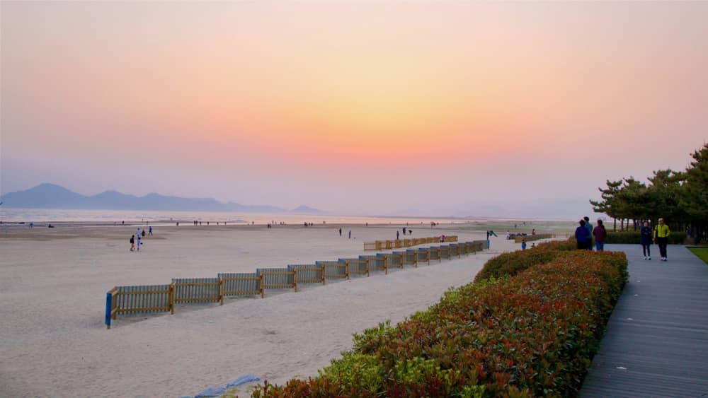 Festival Statue at Dadaepo Beach in South Korea