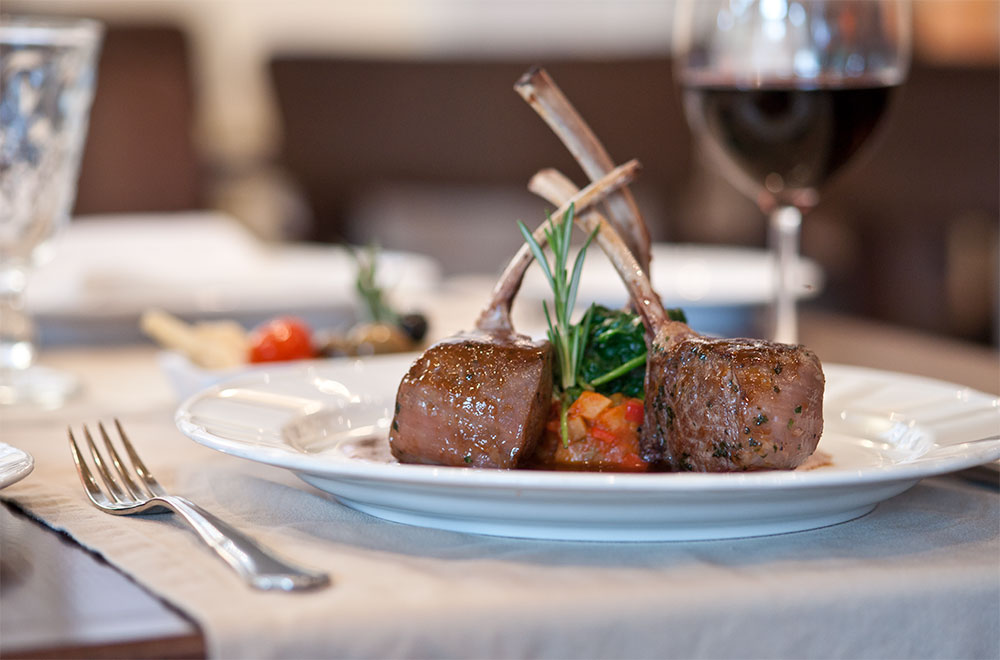 Rack-Lamb-Royal-Caribbean Royal Caribbean dining options