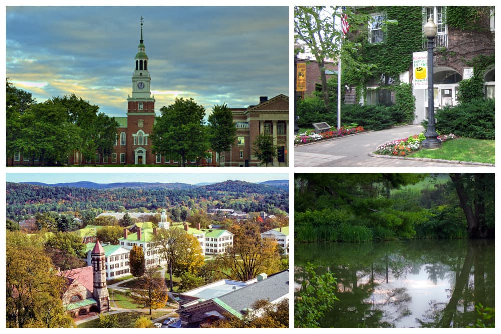 Beautiful sights to see in Hanover, including nature and Darmouth College.