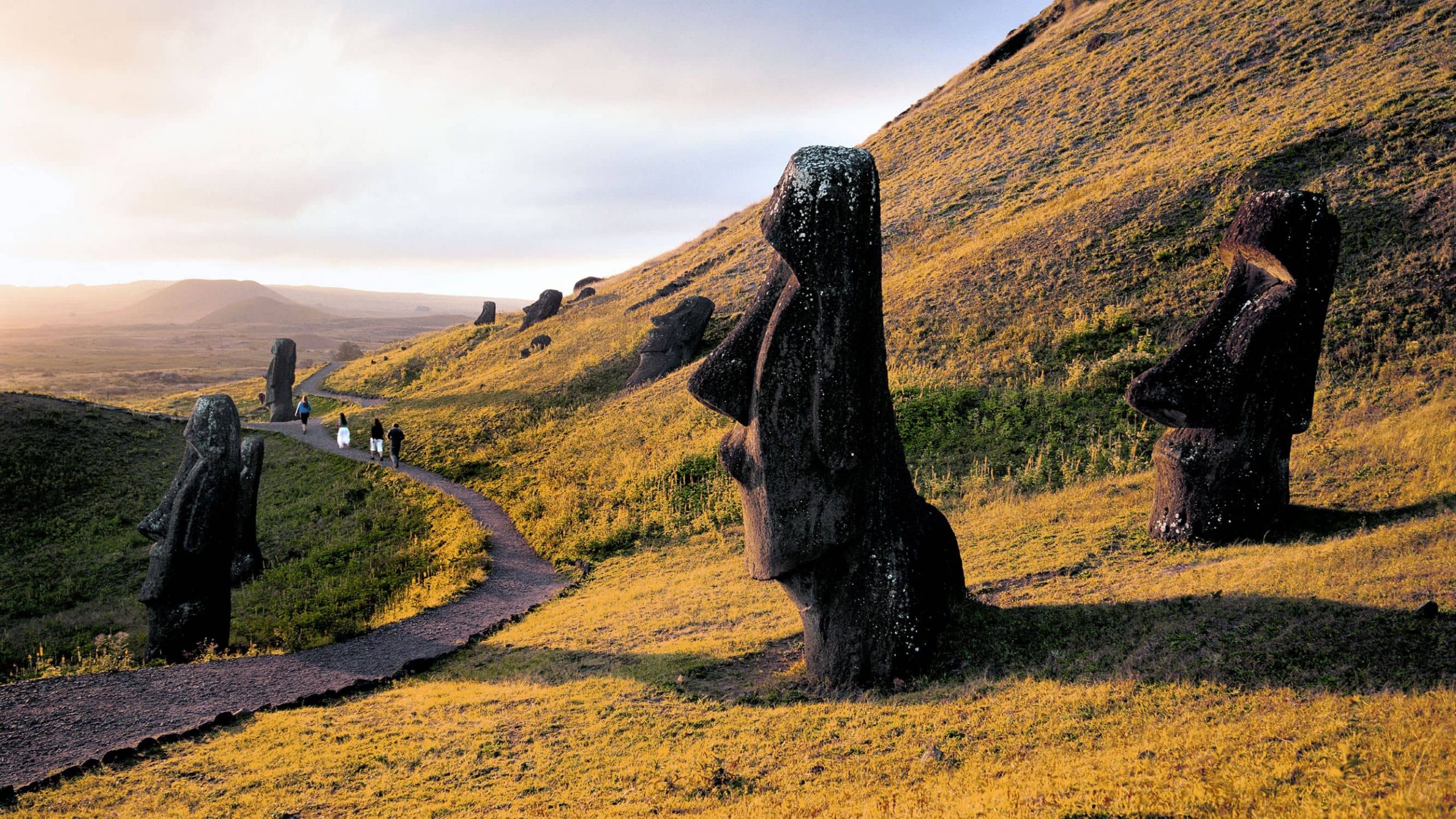 Moai on Easter Island