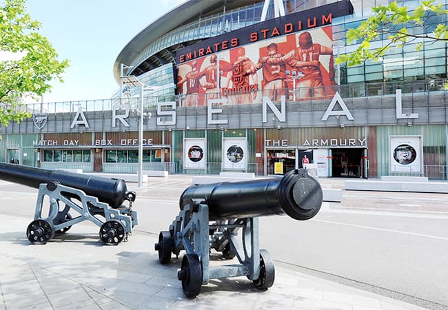 Arsenal's Emirates Stadium in London