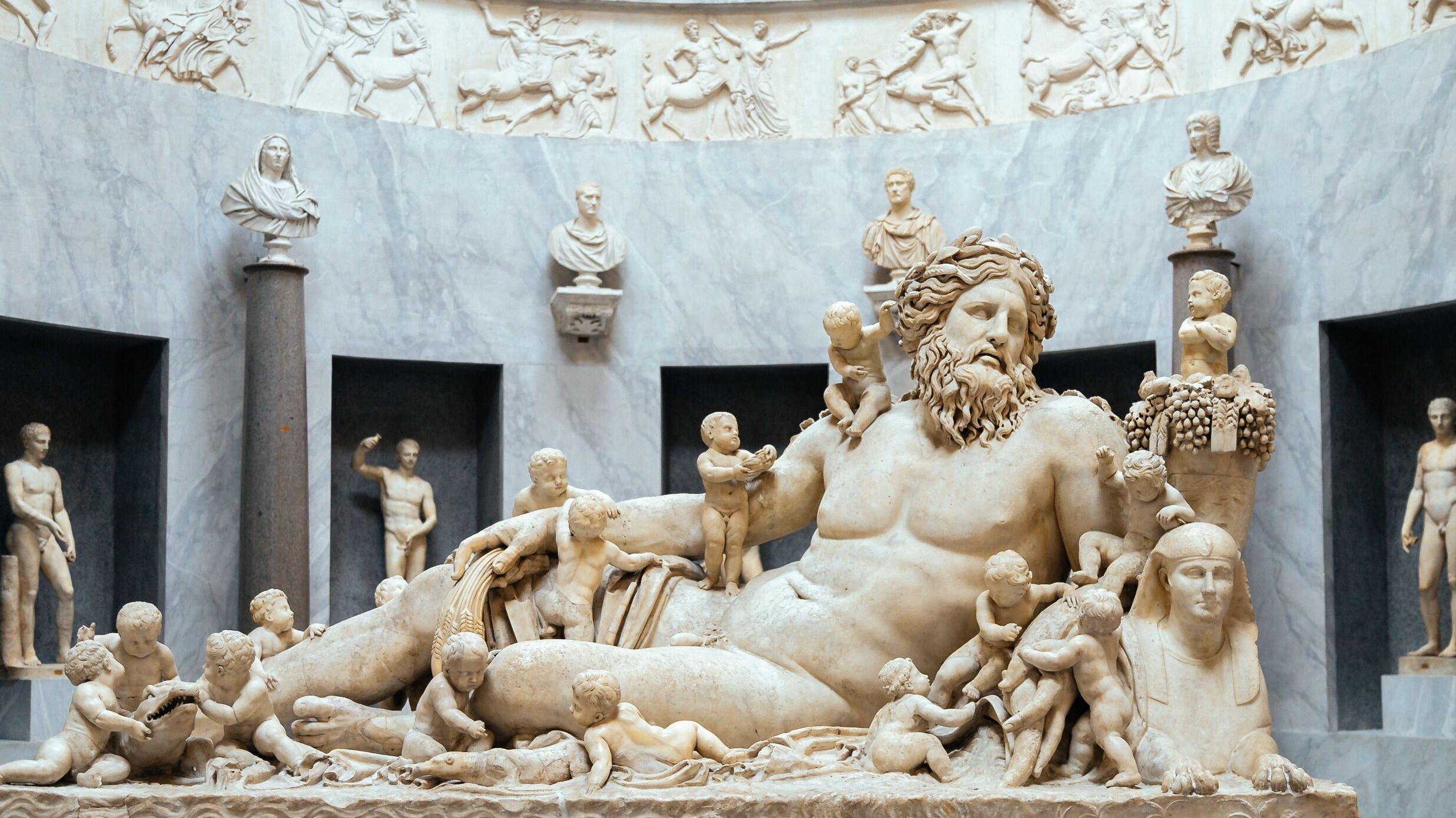 Father statue in the Vatican Museums