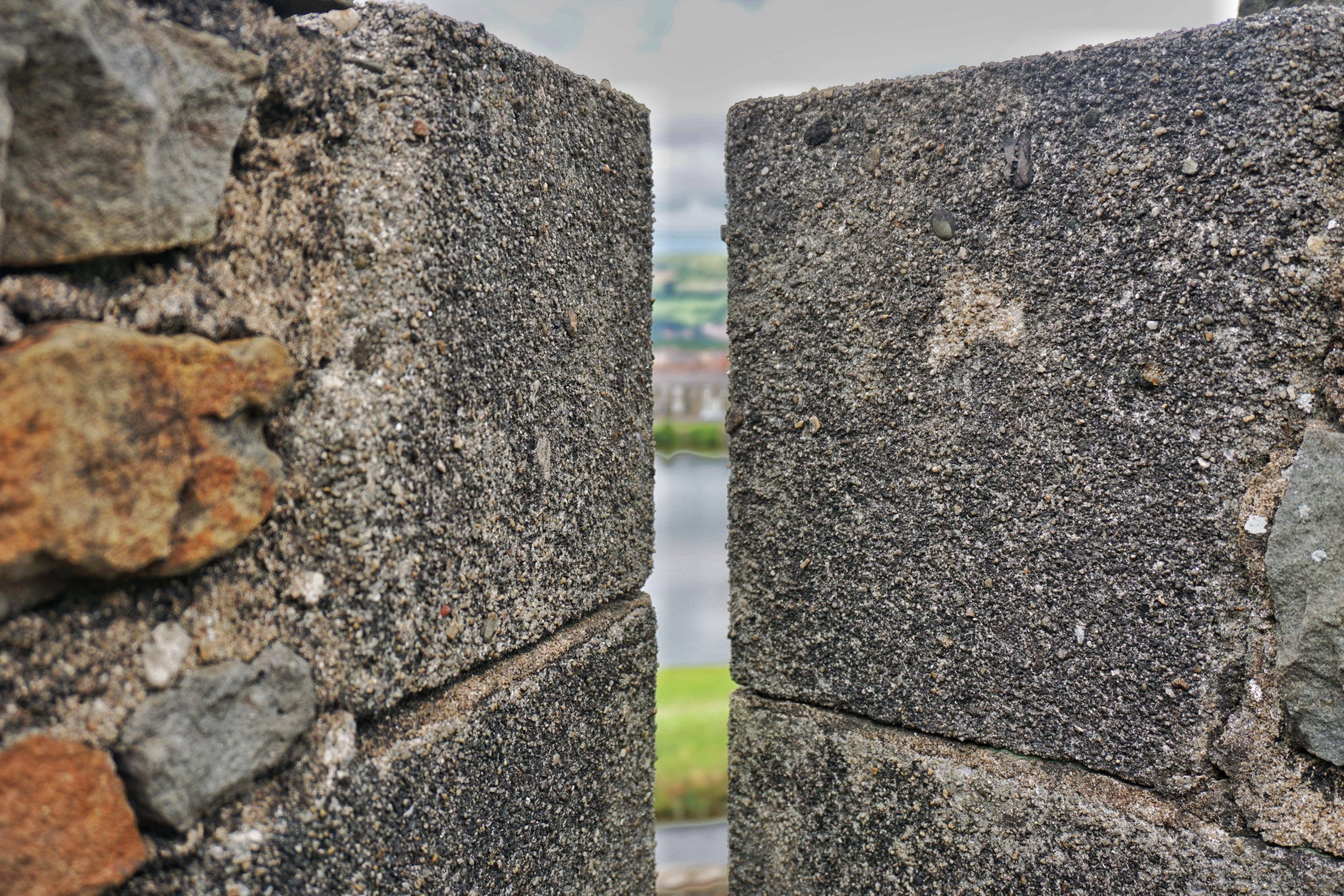 Caerphilly Castle arrows slits