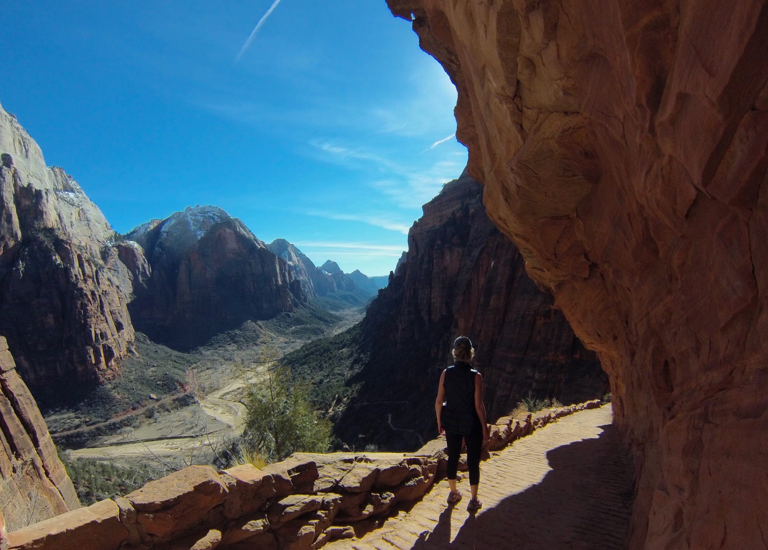 Perspective in Zion National Park