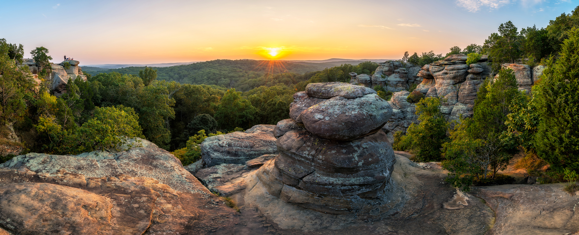 Garden of the Gods in Shawnee National Forest, Illinois