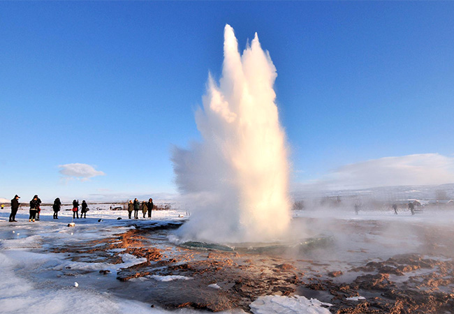 Geyser in Reykjavik