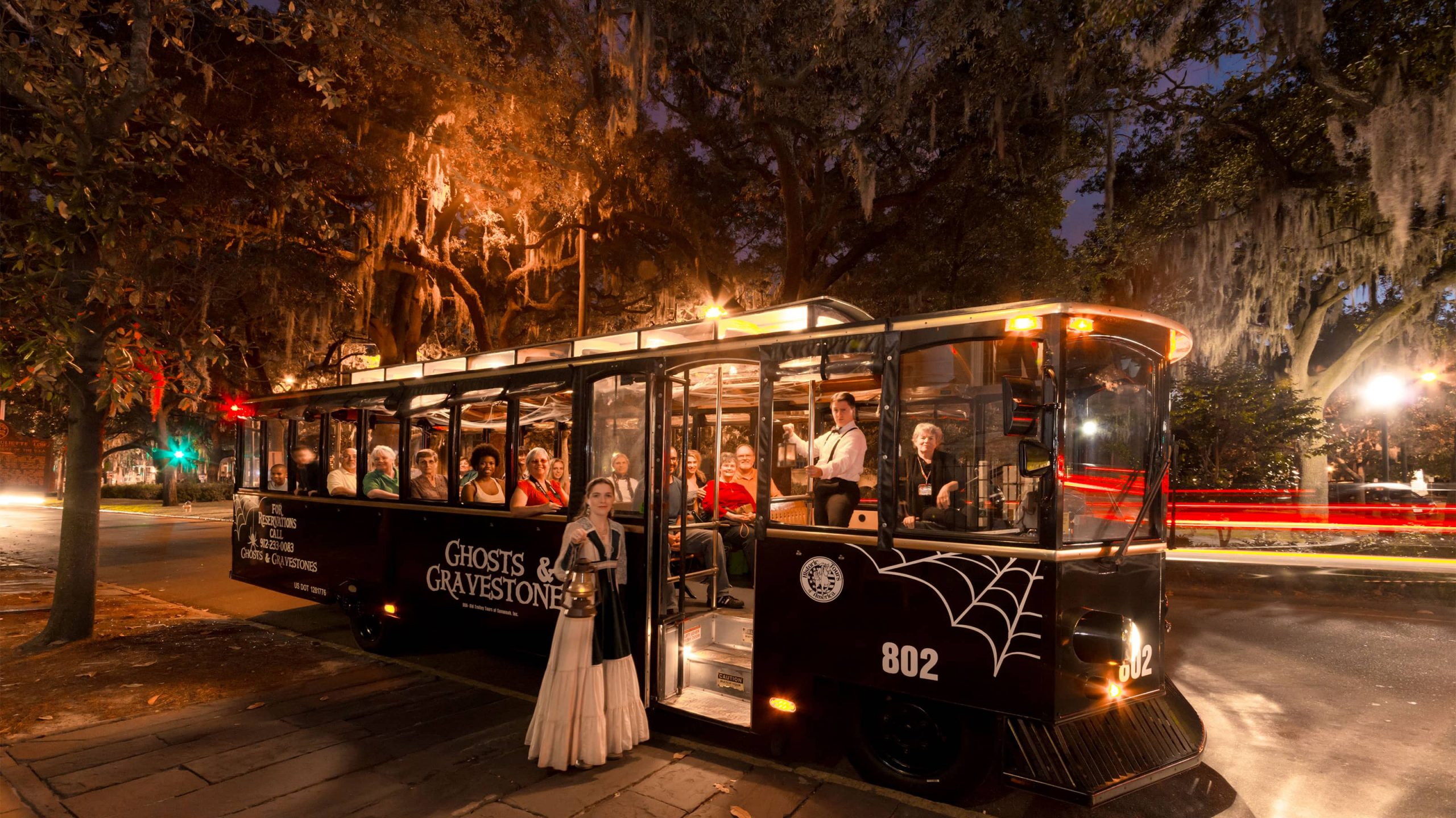 Spook Halloween Party Trolley