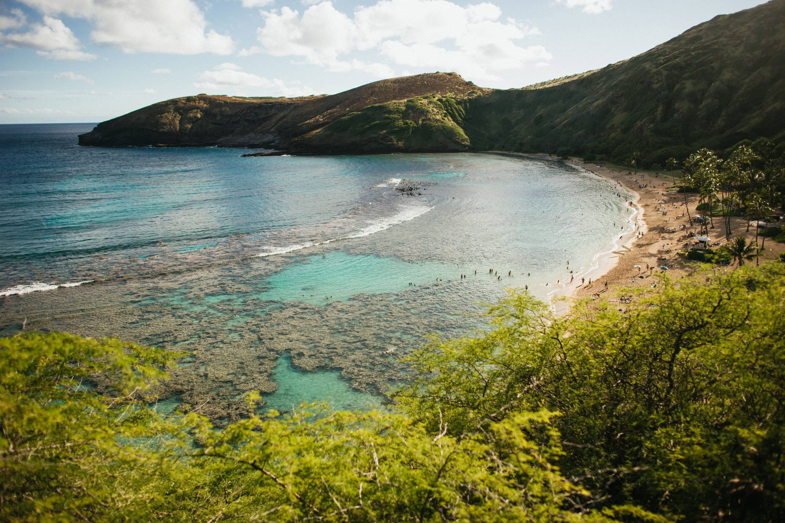 Snorkeling off Hawaii beaches