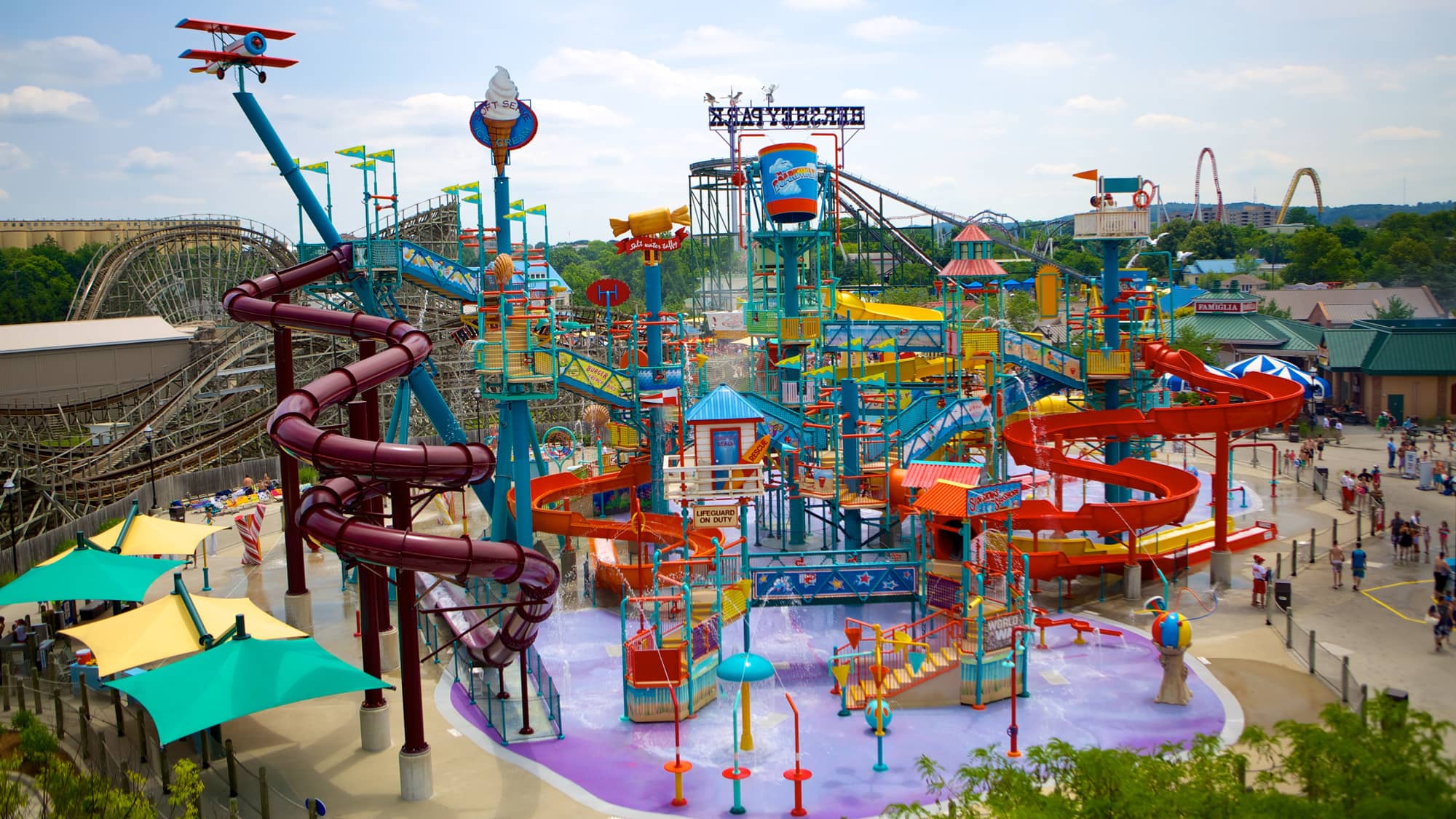 Hersheypark rides and water slides