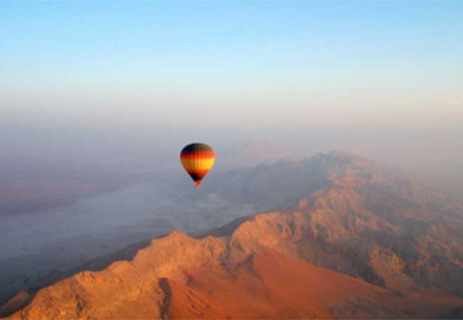 Stunning Hot Air Balloon ride in Dubai