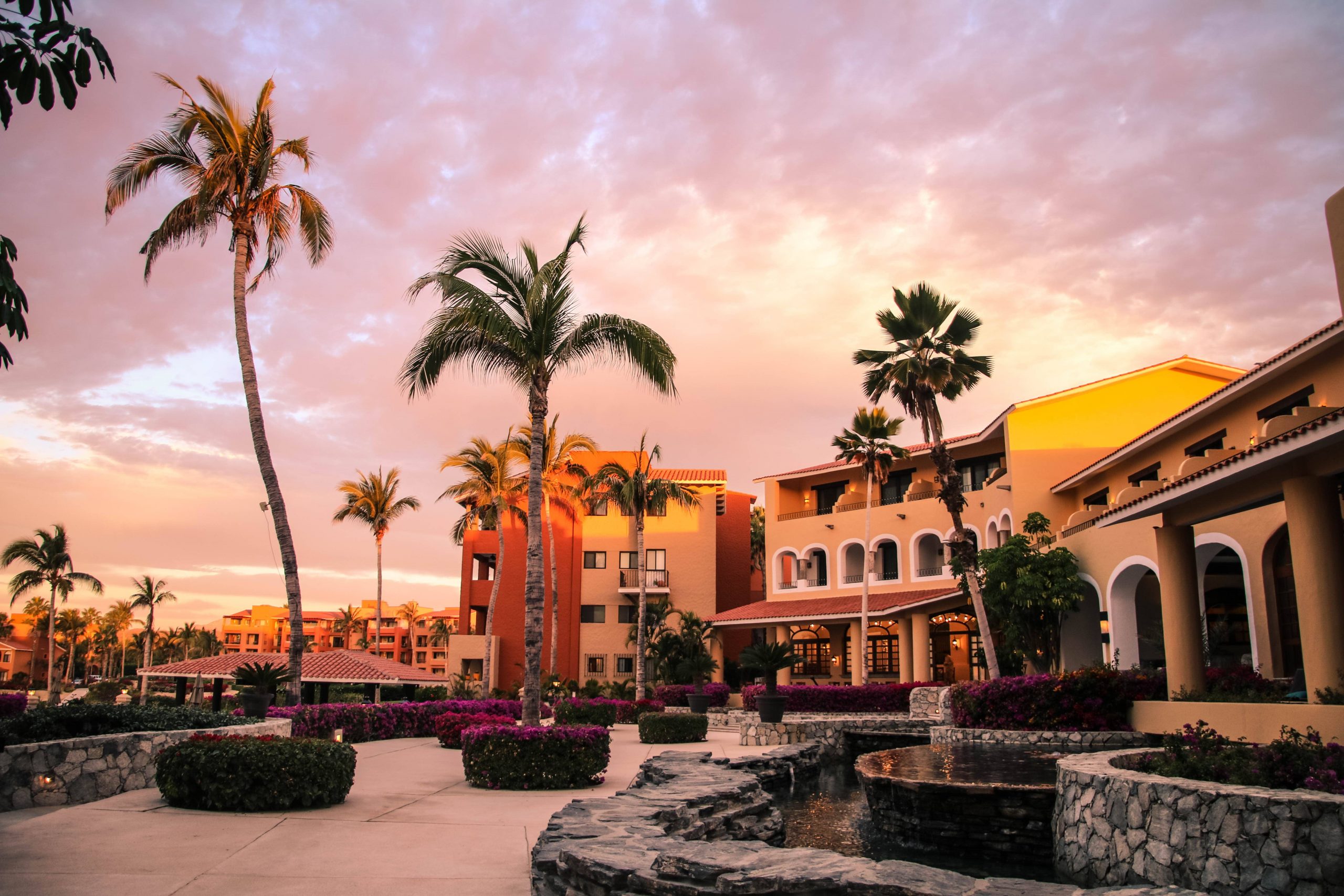 Sunset from Casa del Mar Resort