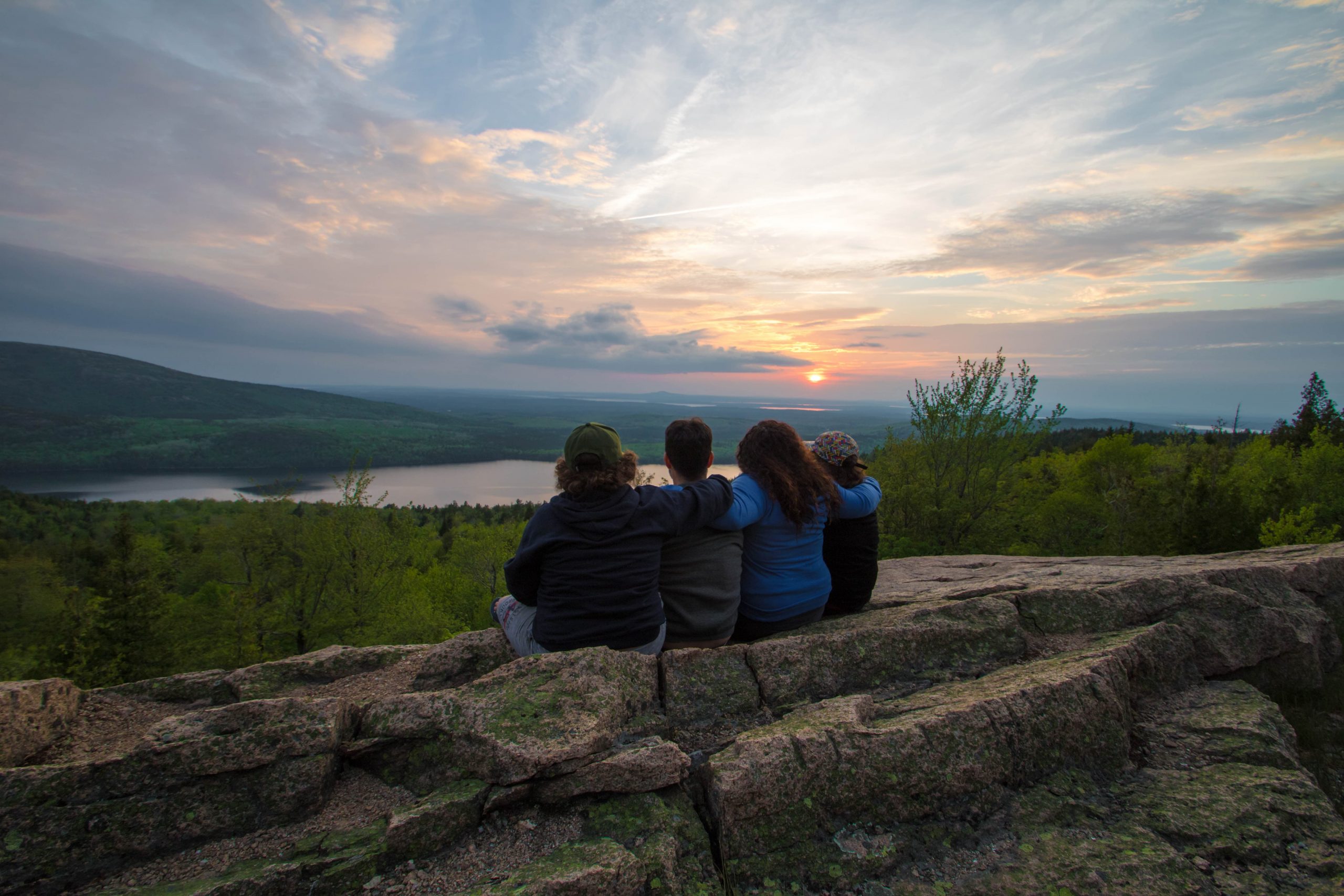 Sunset at Cadillac Mountain