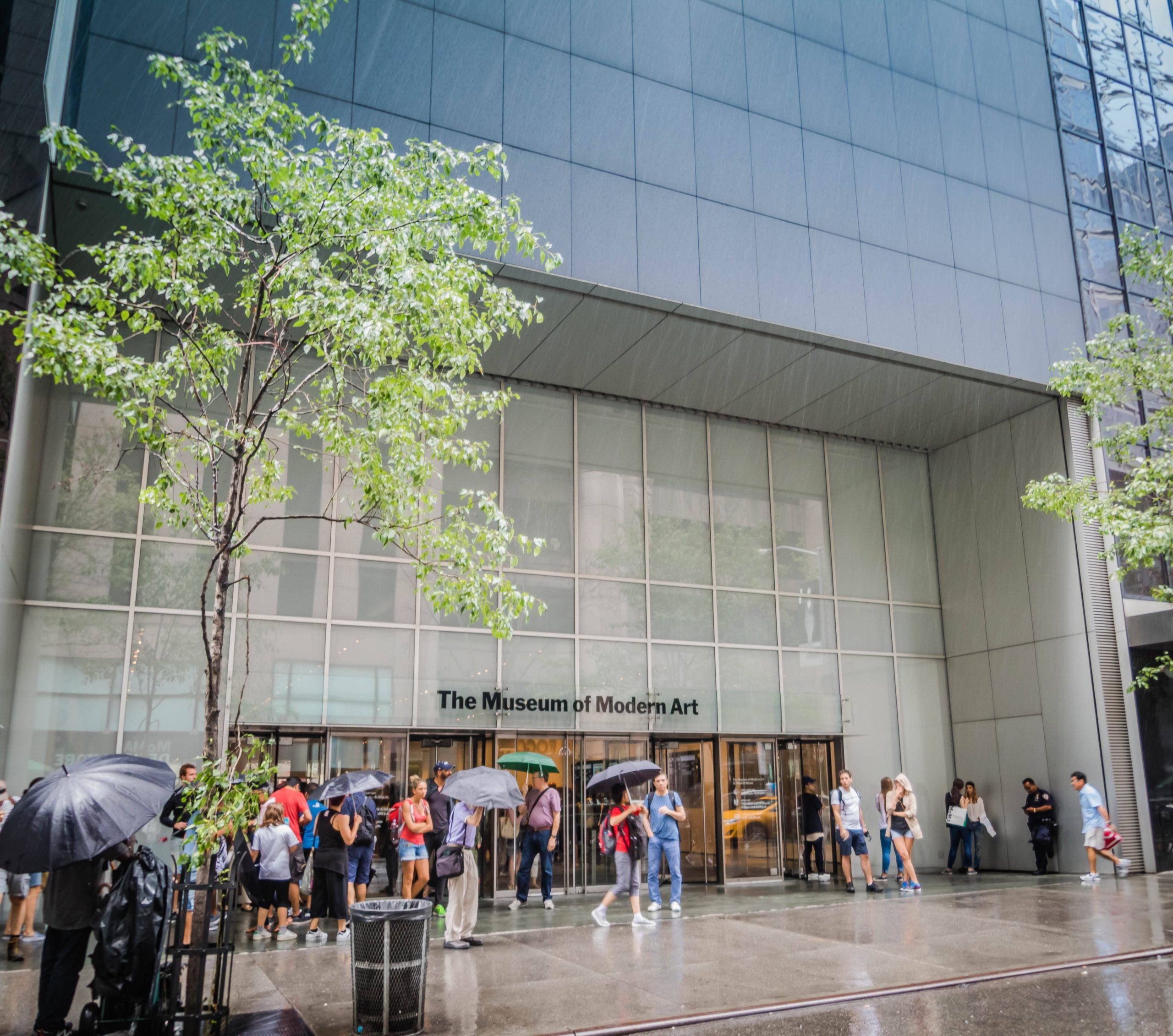 Rainy day at the MoMA