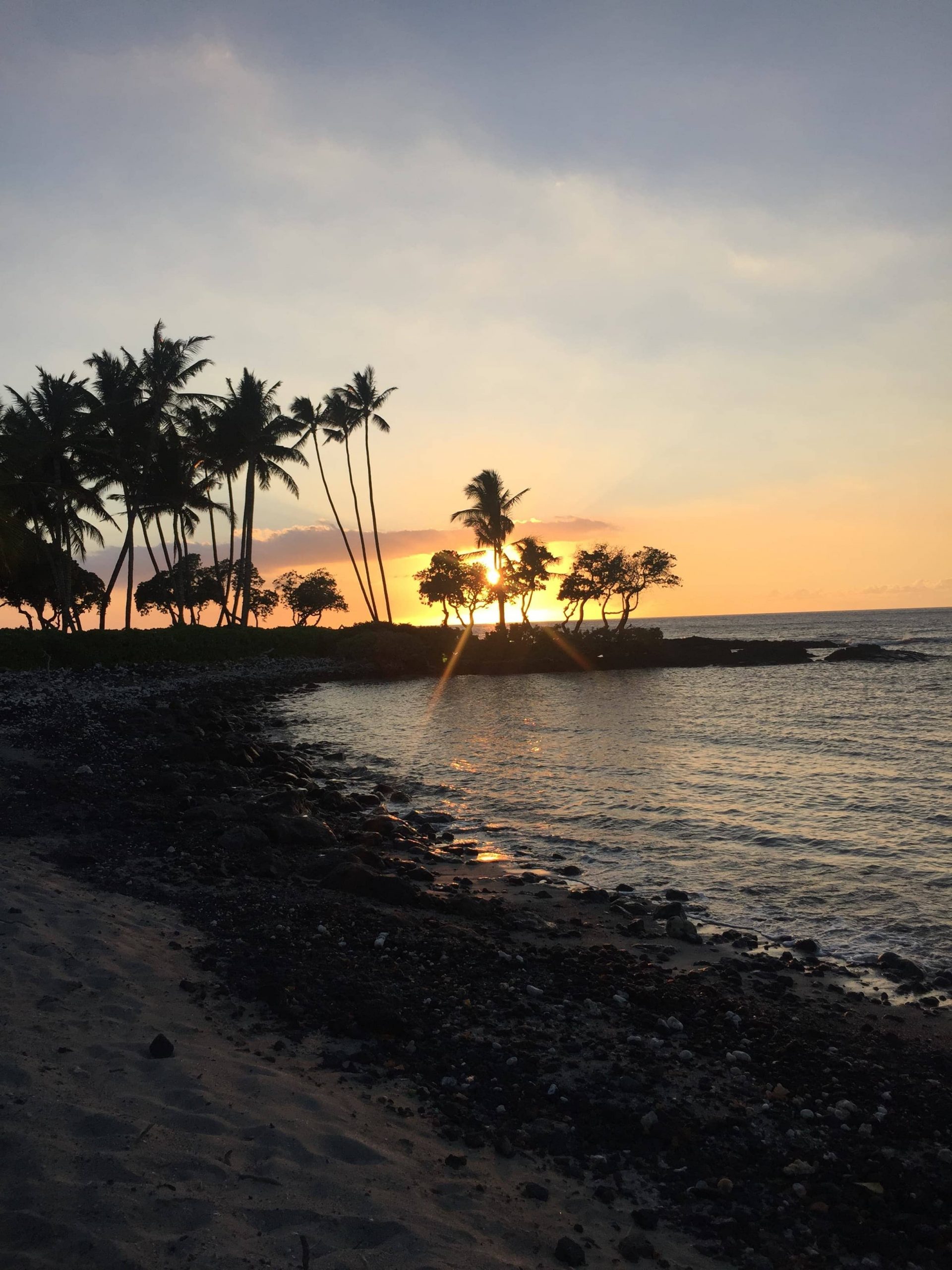 Hawaii Island's Kohala Coast as seen from the Fairmont Orchid