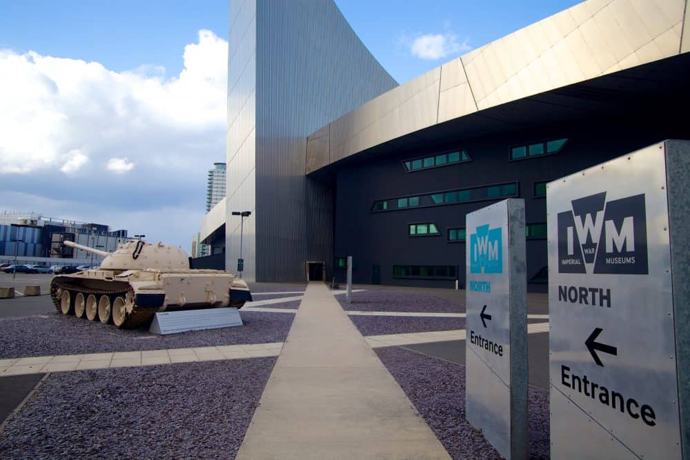 Entrance at Imperial War Museum North