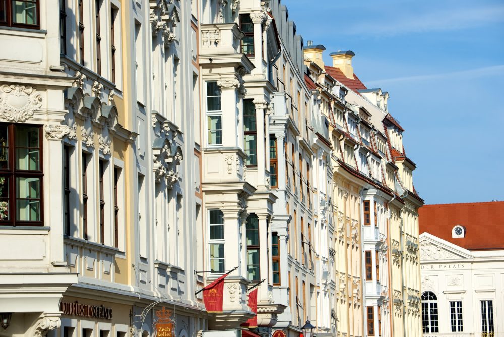 Row of house in New Market Square