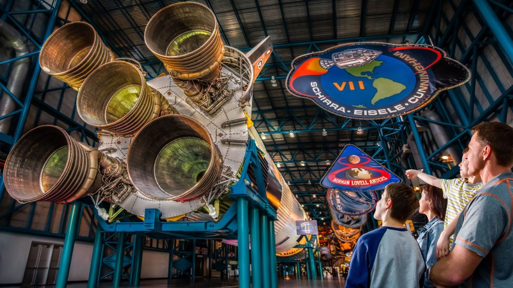 Inside Kennedy Space Center in Florida