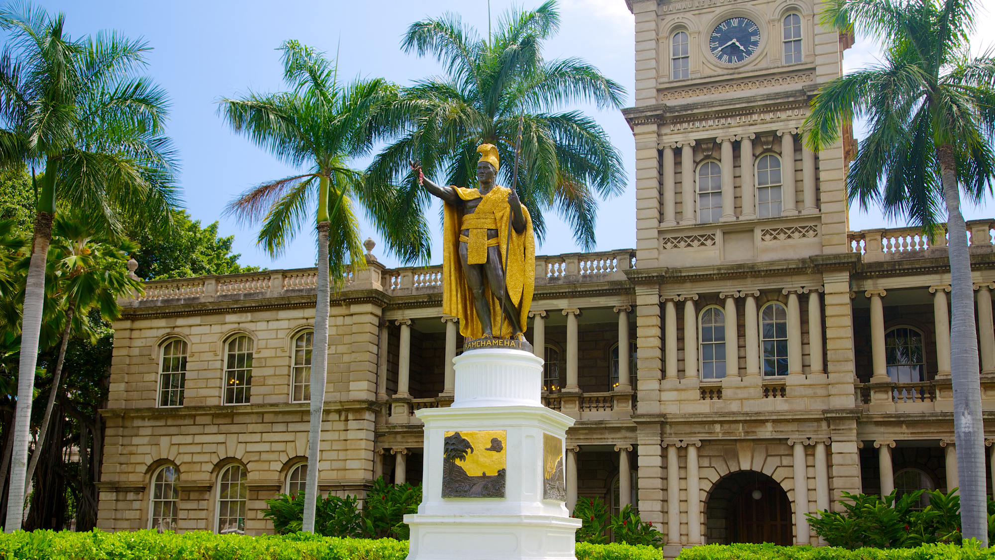 Iolani Palace in Honolulu, Hawaii is one of the true castles in the US