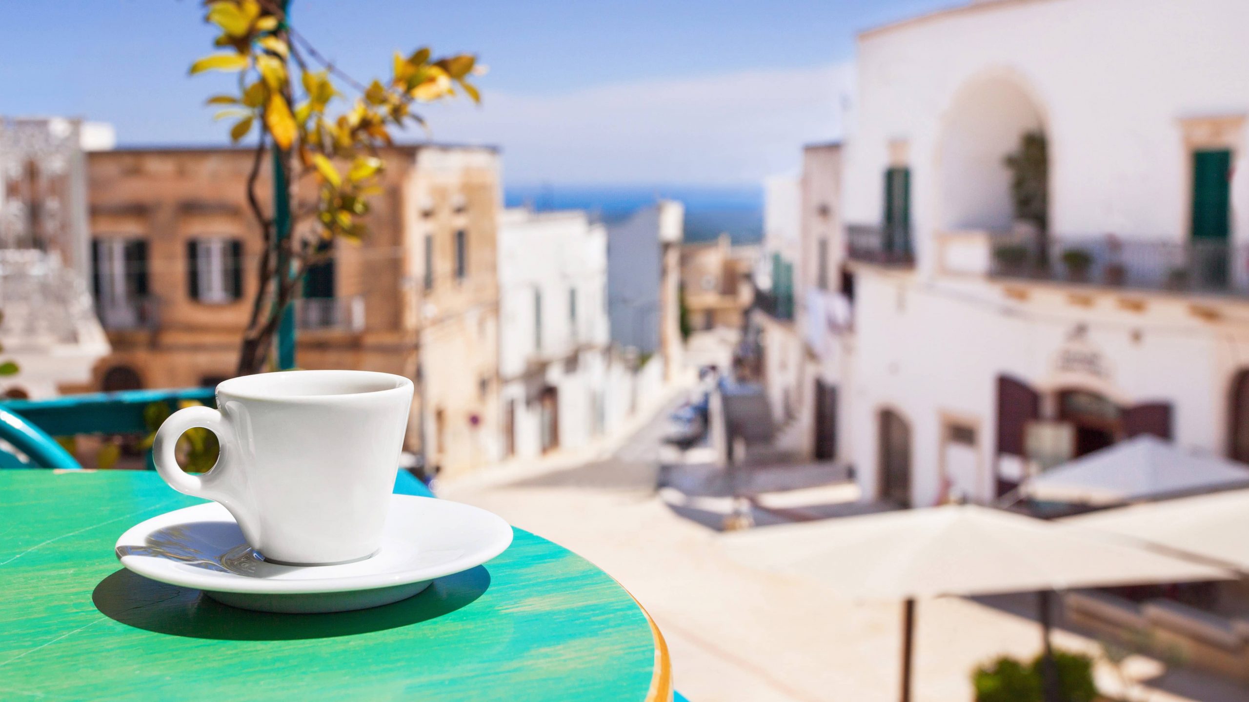 Cup of coffee in Italy