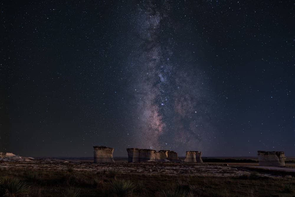 Monument Rocks in Kansas