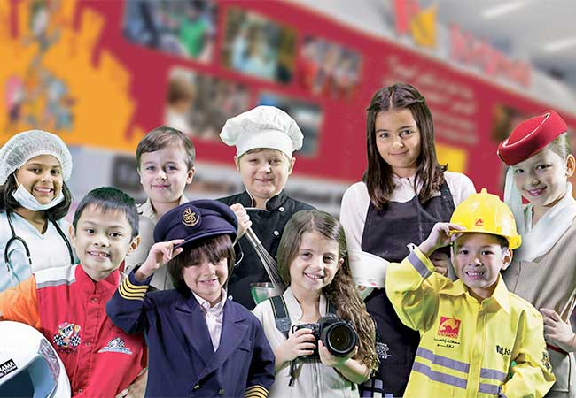 KidZania educational environment for kids in Dubai
