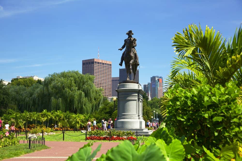 The Boston Common in Massachusetts