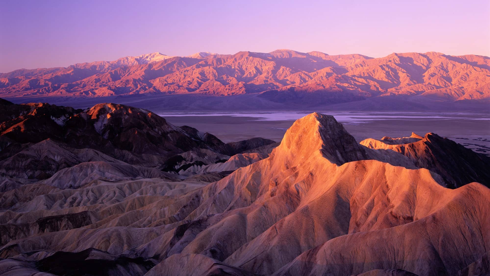 Death Valley National Park at sunrise