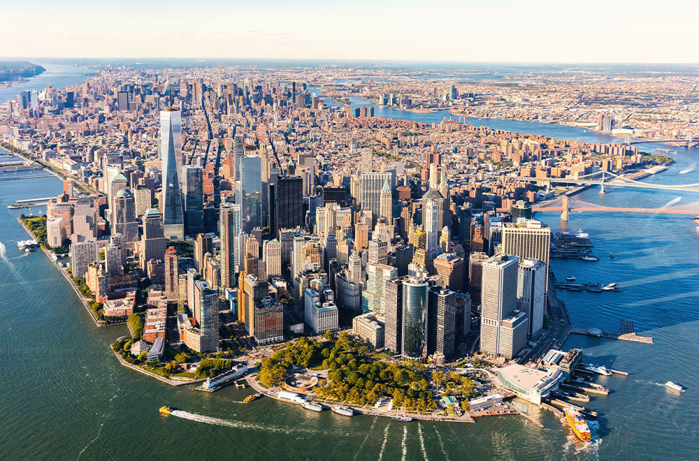 aerial-view-manhattan-new york manhattan-terminal-open-for-cruises