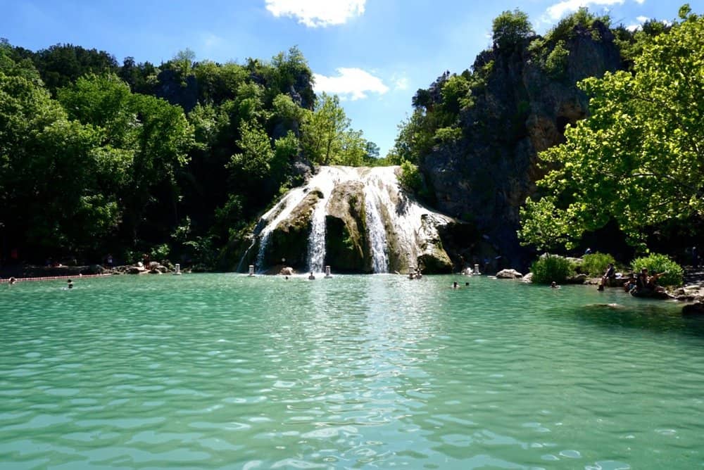 The Turner Falls in Oklahoma