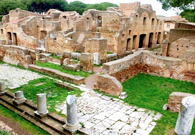 Tour of the ruins of Ostia Antica