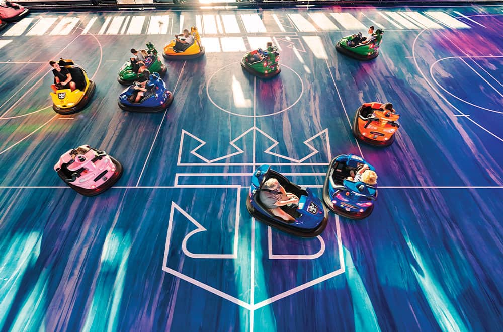 Seaplex is the perfect family entertainment option onboard Ovation of the Seas Seaplex is the largest indoors sports space at sea
