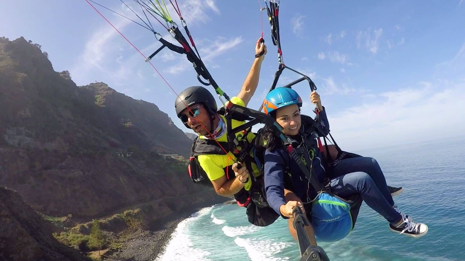 Paragliding in the Canary Islands