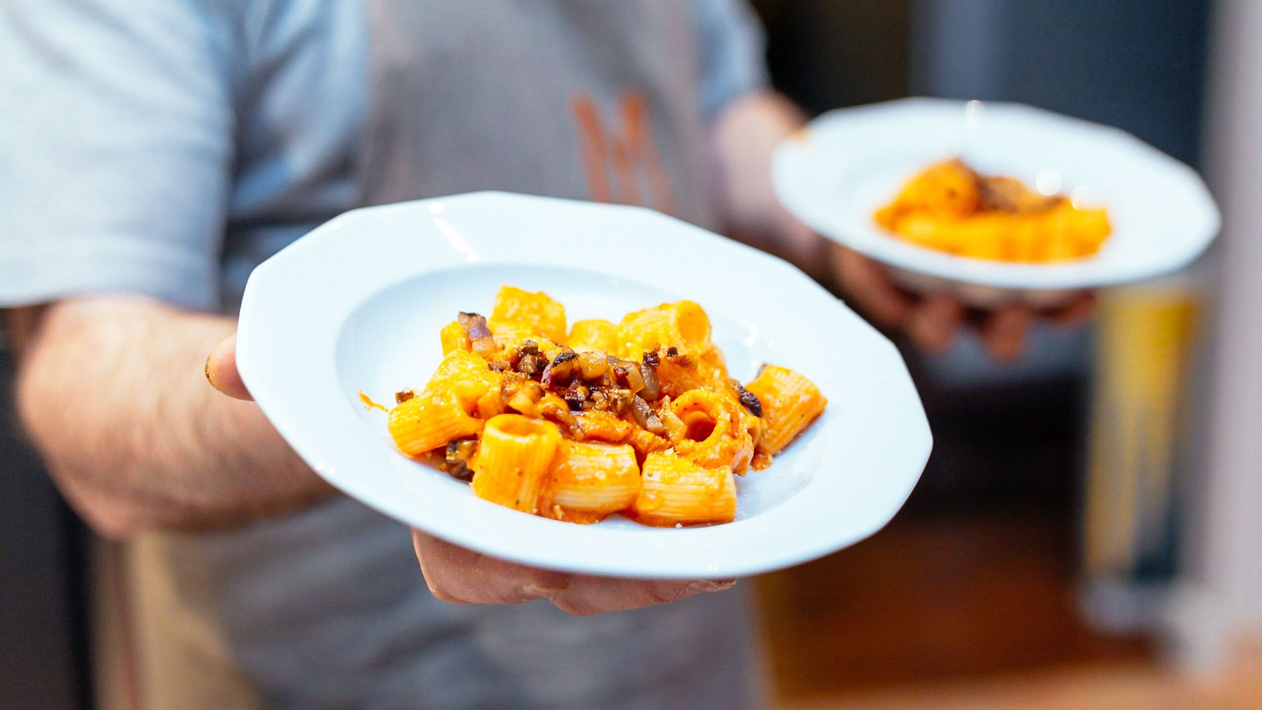 Pasta and chickpeas live online cooking class from Italy