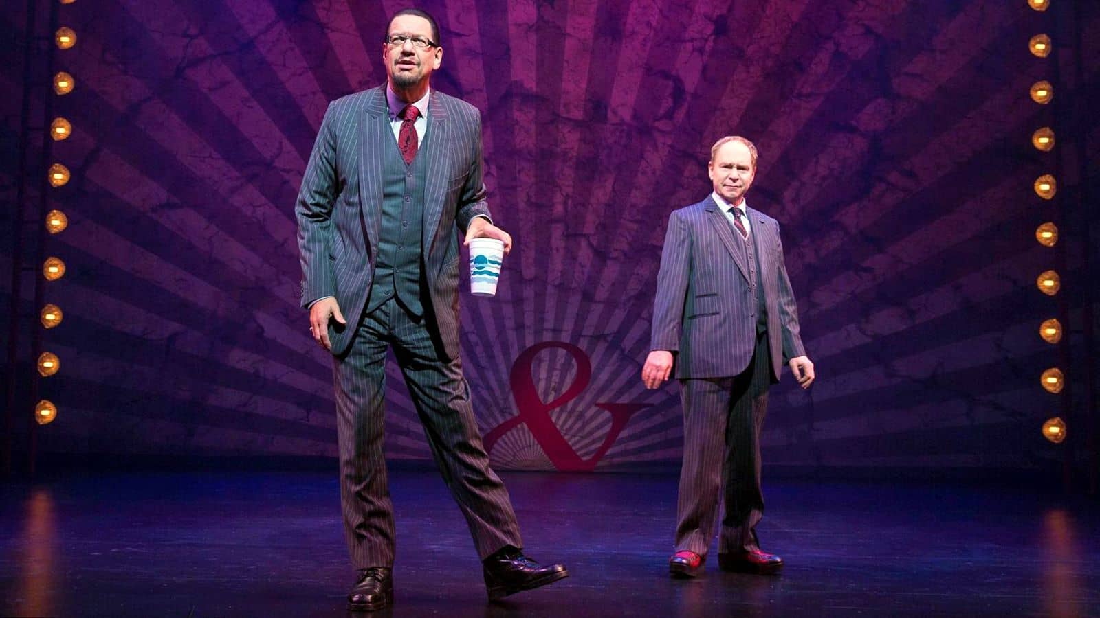 Penn and Teller performing live