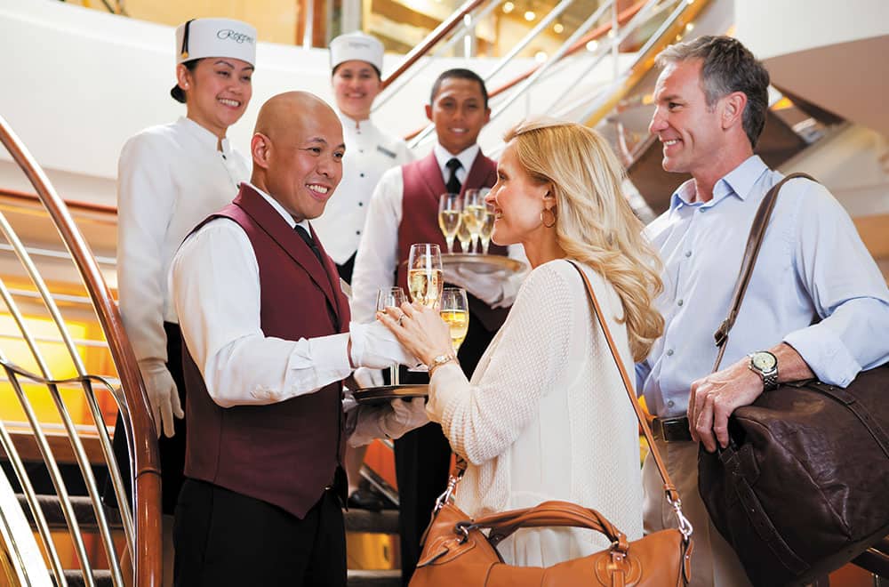 Excellent personalized service aboard Regent Seven Seas Cruises
